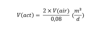 فرمول مقدار هوادهی در پکیج های تصفیه فاضلاب با روش هوادهی عمقی