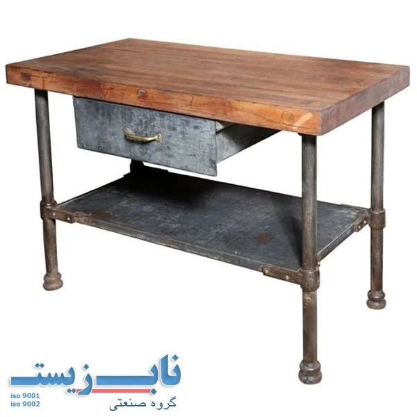 میز کار صنعتی قدیمی