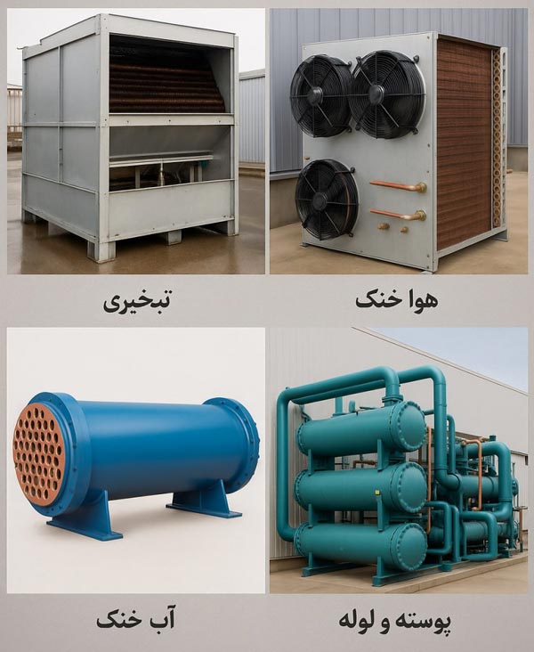 انواع کندانسور